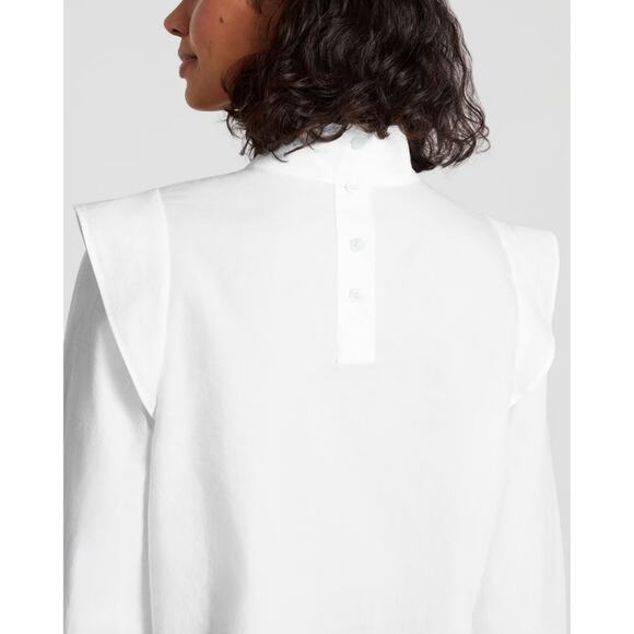 Everlane The Wing-Shoulder Mockneck Top NWT Size 14 - Picture 7 of 8